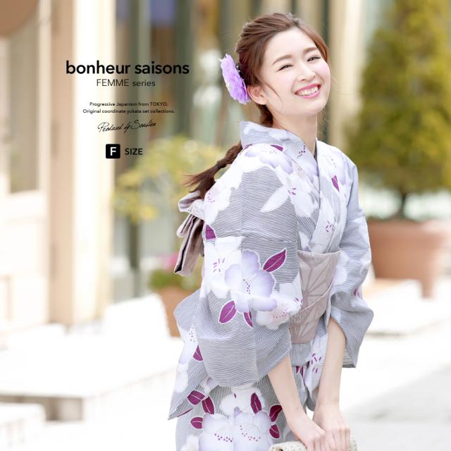 浴衣セット レディース レトロ 浴衣セット 大人 3点セット 黒 ブラック グレー ピンク系 百合 サツキ ツツジ 縞 ラメ 綿麻 兵児帯 女性 の通販はau Pay マーケット Soubien