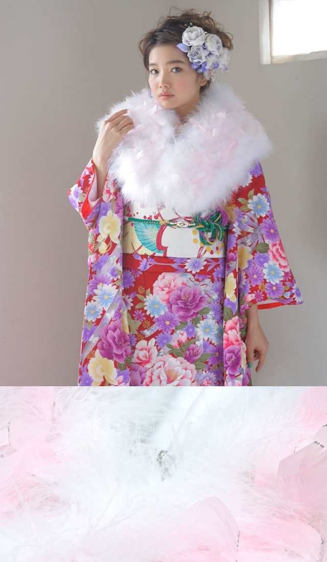 ショール 成人式 振袖 白 ピンク 白鳥 ラメ ドレス 和洋兼用 盛装の通販はau Pay マーケット Soubien