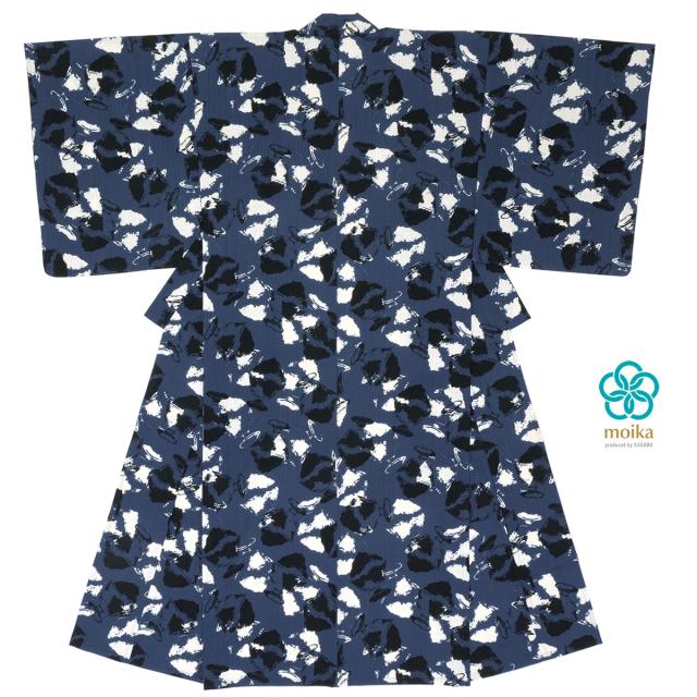Moika のメンズ浴衣 紺 ネイビー 黒 かき氷 綿 変わり織り 夏祭り 単品 男性 大人 仕立て上がり M L 送料無料の通販はau Pay マーケット Soubien Big Saleクーポン対象店舗