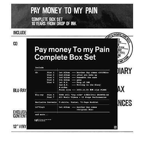 CD/Pay money To my Pain/Pay money To my Pain -L- (5CD+2Blu