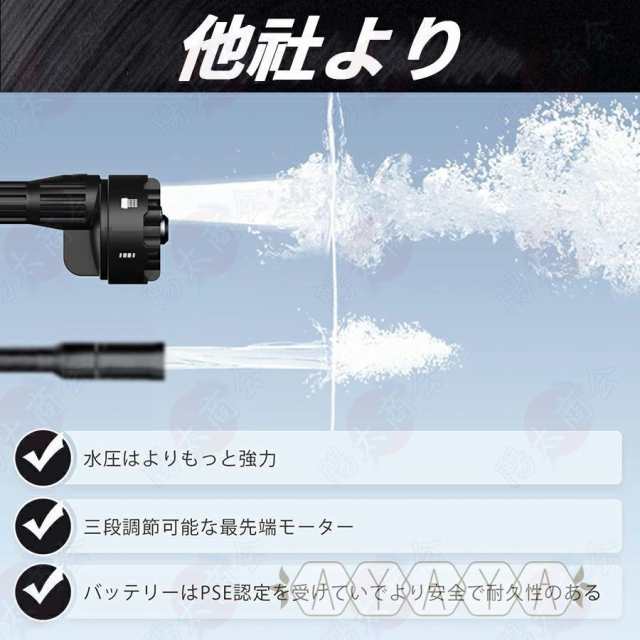 高圧洗浄機 コードレス 充電式 高圧洗浄器 水道直結 マキタ バッテリー互換 最大吐出圧力5MPa 3つのギアモード 自吸式 軽量 大掃除 高圧の通販はau  PAY マーケット - プロッシモショップ | au PAY マーケット－通販サイト