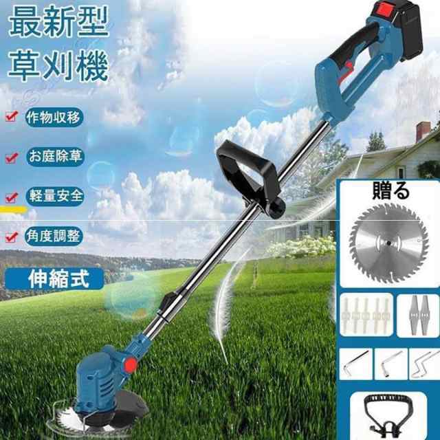 工具/メンテナンス充電式草刈機 草刈り機 コードレス最新型　芝刈り機　マキタバッテリー対応⑥