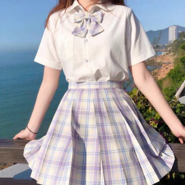 スクールスカート 制服スカート 女子高生 学生服 JK プリーツ - コスプレ衣装