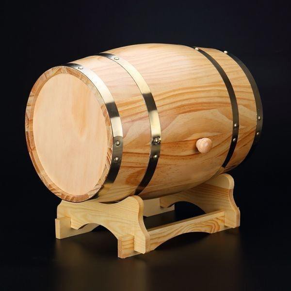 3L オーク樽 醸造装飾 ワイン樽 樽バケツ 醸造 木製 ビールウイスキー