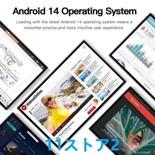タブレット PC 本体 12インチ Android 14.0 16+512GB Wi-Fiモデル 通話対応 IPS液晶 simフリー 軽量 在宅勤務 ネット授業 人気 おすすめの通販は