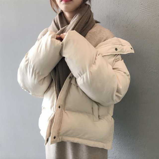 【クーポン利用で30%OFF】コート レディース オーバーサイズ スタンドカラー 中綿 フェイクダウン ジャケット 冬 フェイク ダウンジャケットの通販は