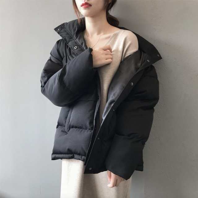 【クーポン利用で30%OFF】コート レディース オーバーサイズ スタンドカラー 中綿 フェイクダウン ジャケット 冬 フェイク ダウンジャケットの通販は