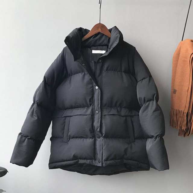 【クーポン利用で30%OFF】コート レディース オーバーサイズ スタンドカラー 中綿 フェイクダウン ジャケット 冬 フェイク ダウンジャケットの通販は
