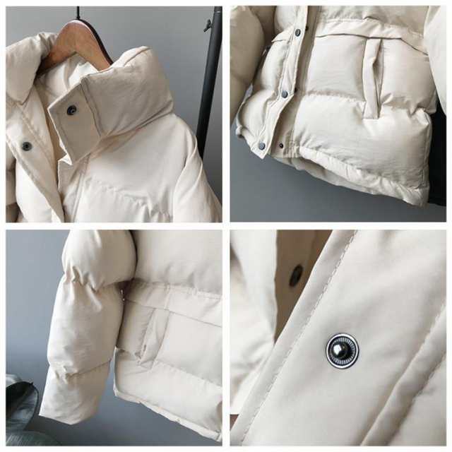 【クーポン利用で30%OFF】コート レディース オーバーサイズ スタンドカラー 中綿 フェイクダウン ジャケット 冬 フェイク ダウンジャケットの通販は