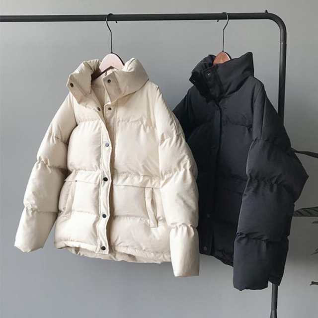 【クーポン利用で30%OFF】コート レディース オーバーサイズ スタンドカラー 中綿 フェイクダウン ジャケット 冬 フェイク ダウンジャケットの通販は