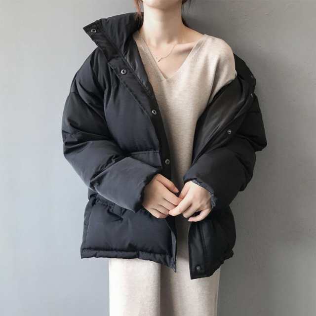 【クーポン利用で30%OFF】コート レディース オーバーサイズ スタンドカラー 中綿 フェイクダウン ジャケット 冬 フェイク ダウンジャケットの通販は