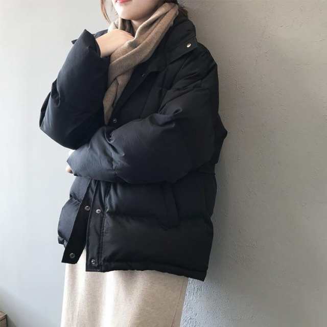 【クーポン利用で30%OFF】コート レディース オーバーサイズ スタンドカラー 中綿 フェイクダウン ジャケット 冬 フェイク ダウンジャケットの通販は