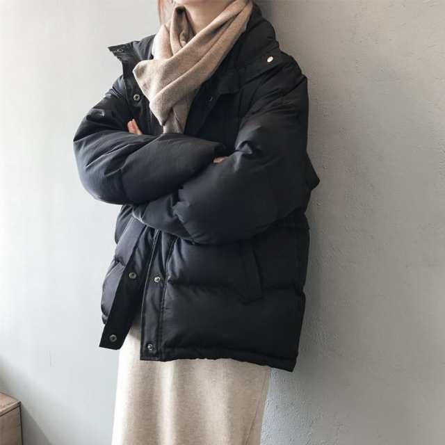 【クーポン利用で30%OFF】コート レディース オーバーサイズ スタンドカラー 中綿 フェイクダウン ジャケット 冬 フェイク ダウンジャケットの通販は