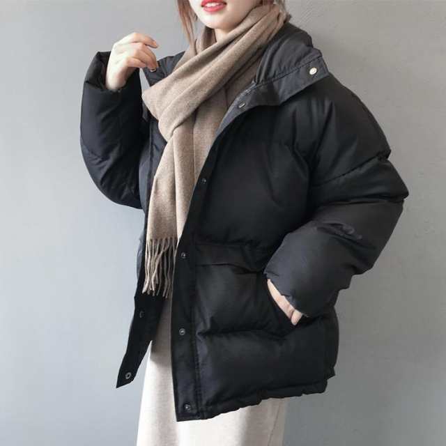 【クーポン利用で30%OFF】コート レディース オーバーサイズ スタンドカラー 中綿 フェイクダウン ジャケット 冬 フェイク ダウンジャケットの通販は