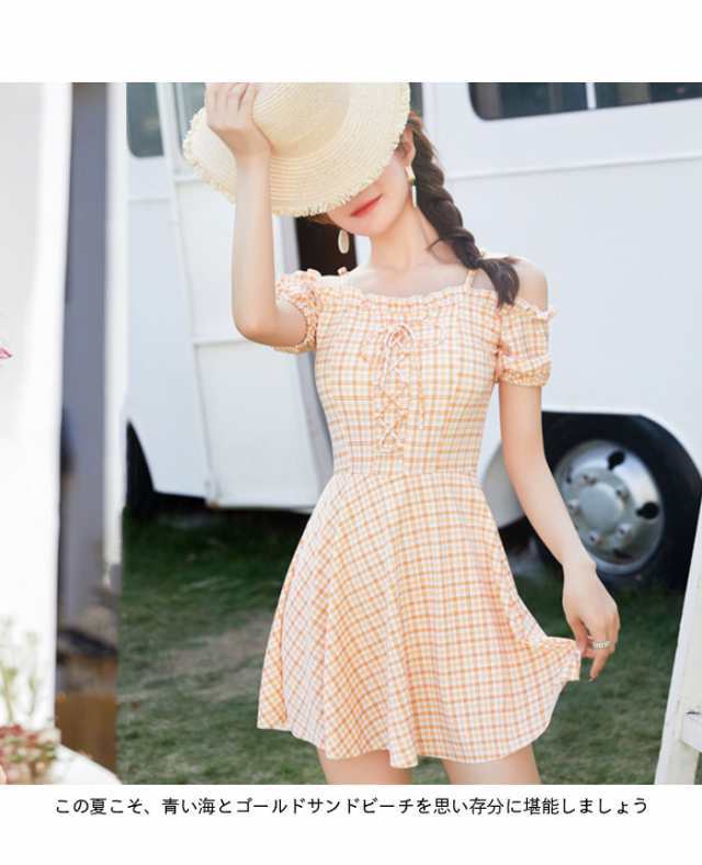 レディース 水着 ワンピース オフショルダー 水泳服 ワンピース レディース 水着 ワンピース オフショルダー 水泳服 ワンピース