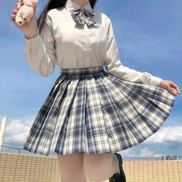 なんちゃって制服 スカート リボン セット - スカート