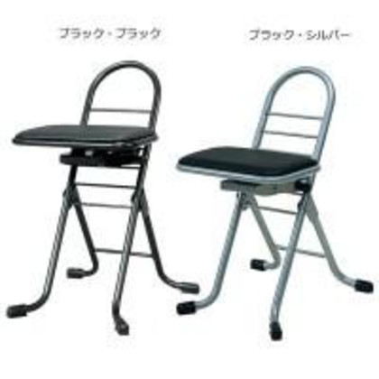 ルネセイコウ プロワークチェアスイングミニ 日本製 完成品 PW-200S ブラック・ブラック |b03