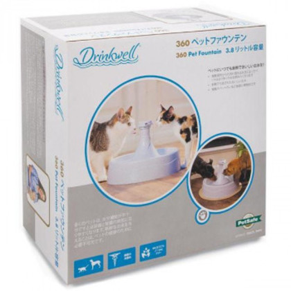 PetSafe Japan ペットセーフ ドリンクウェル 360 ペットファウンテン 3.8リットル容量 自動給水器 D360JP-RE-18 |b03