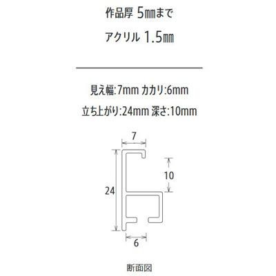 アルナ アルミフレーム デッサン額 T25 ゴールド デッサン大衣 2105 |b03_5