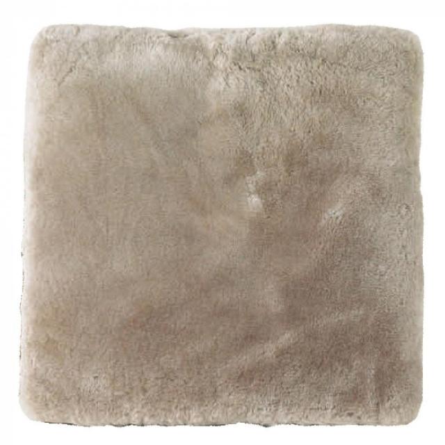 ムートン座布団 約53×53cm 2枚組 DZL18602 PG・グレー |b03_1