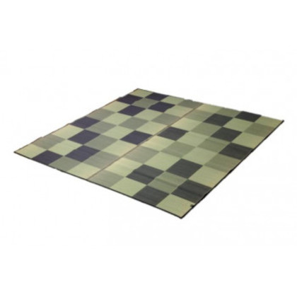 純国産 い草ラグカーペット 『Fブロック』 グレー 約191×250cm 8220630 |b03