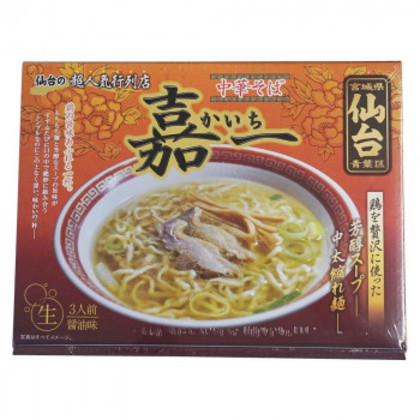 銘店シリーズ 箱入 仙台中華そば嘉一 3人前 20箱セット |b03 13,812円