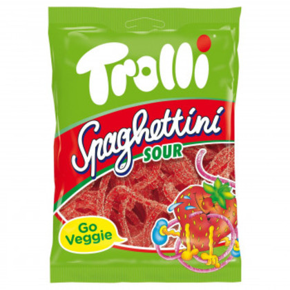 Trolli(トローリ) スパゲティサワーストロベリー 100g×30個セット |b03