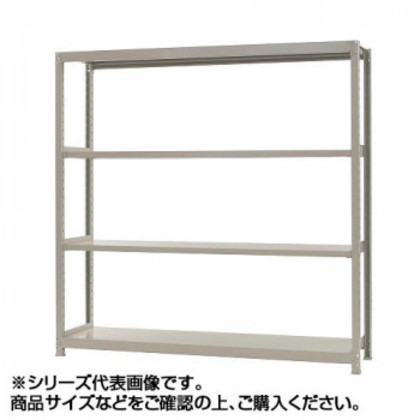 軽中量仕合わせ 耐荷重150kg印字機 単体 間口1200×奥ふかさ300×高さ1500粍 4段 象牙色 |b03