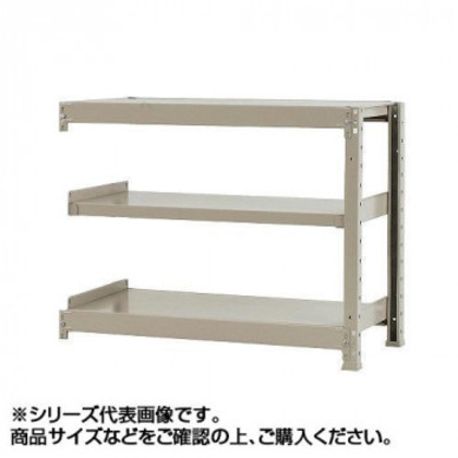 軽中量仕合わせ 耐荷重150kg印字機 繋ぎ合わせる 間口900×奥ふかさ300×高さ900粍 3段 象牙色 |b03