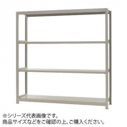 軽中量仕合わせ 耐荷重200kg印字機 単体 間口900×奥ふかさ300×高さ1200粍 4段 象牙色 |b03