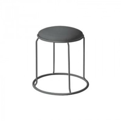 レザー リンクスツール ブラック(ビニールレザー)/ブラック LLS-1 |b03