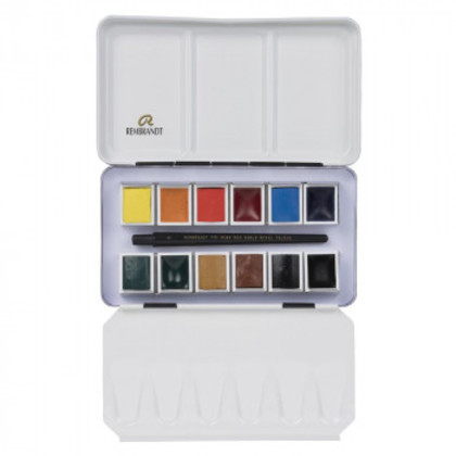 レンブラント固形水彩絵具 モノピグメント12色セット T0583-8690 409458 |b03