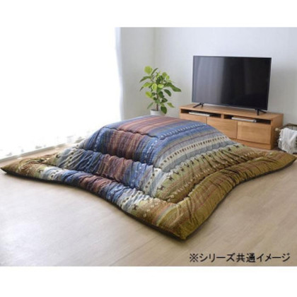 日本製 こたつ掛け布団 長方形 ギャッベ柄 約205×315cm マルチ 5193679 |b03