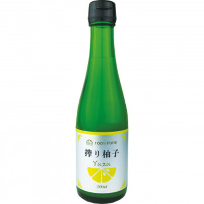 搾り柚子 200ml ×12本セット |b03
