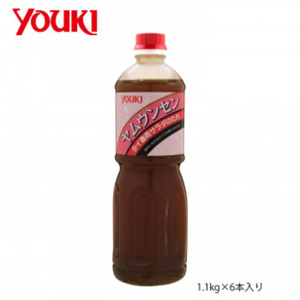 YOUKI ユウキ食品 ヤムウンセンのたれ 1.1kg×6本入り 210190 |b03