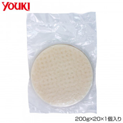 YOUKI ユウキ食品 業務用薄型ライスペーパー(15.5cm) 200g×20×1個入り 218901 |b03
