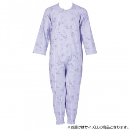 フットマーク 介護つなぎ服(前開き) LL パープル 403420 |b03 6,999円