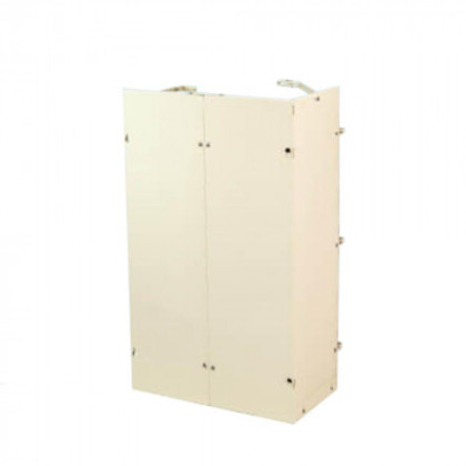 日晴金属 LP GUARD (LPガスボンベガード)隔壁パネル(L型・50kg容器1〜2本用) LP-KL50 |b03