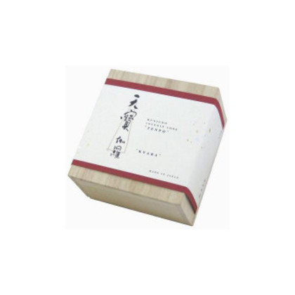 薫寿堂 天寳 伽羅 円錐形 コーン12個入 香立・草木染布袋付き 1118 |b03