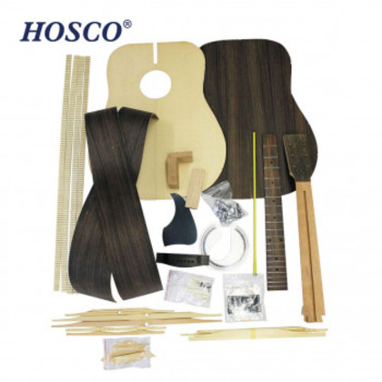 HOSCO(ホスコ)  楽器組立キット フォークギターキット ローズウッド  GR-KIT-D3 |b03