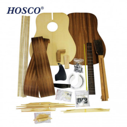 HOSCO(ホスコ)  楽器組立キット フォークギターキット マホガニー  GR-KIT-D2 |b03