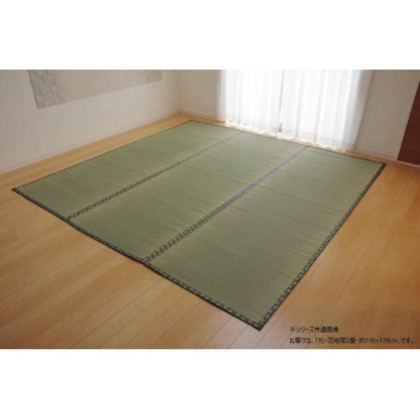 純国産い草 上敷き カーペット 双目織 「松」 団地間2畳 約170×170cm 1010030011202 |b03