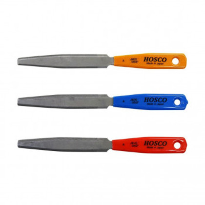 HOSCO Luthiers Tools ナット溝切りヤスリ 3本組 アコースティックギター用 TL-NF3A |b03