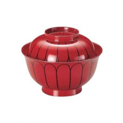 福井クラフト 3.8羽反吸物椀 割菊見返し葉 33603910 |b03