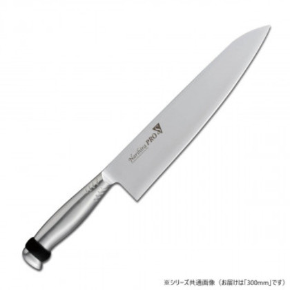 富士カトラリー NarihiraPRO」S」 牛刀 300mm ブラック FC-3107BK |b03