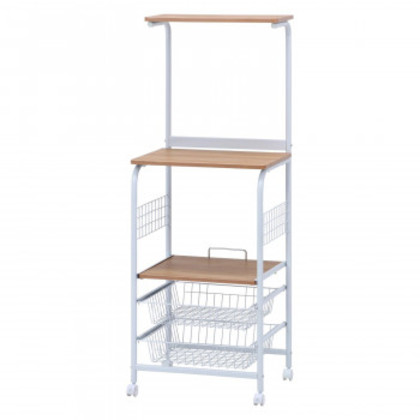 不二貿易 C/D:14691 レンジワゴン FBC-03-1 WH/NA 14691 |b03