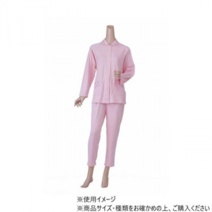 神戸生絲 婦人楽らくパジャマ上下セット(通年用)S  No.92  ローズ |b03
