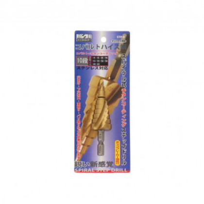 H＆H コバルトステップドリル 10段(4-22) STP-9 315339 |b03