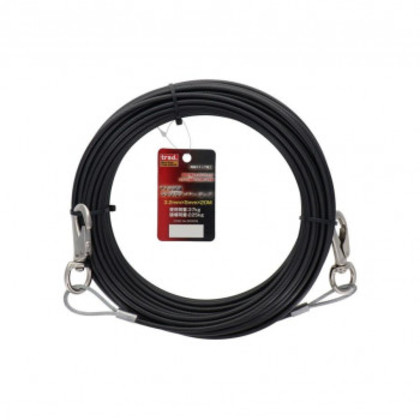 TRAD PVC被覆ワイヤ 両スナップ 3.2×5 20m THW-3220S 360639 |b03