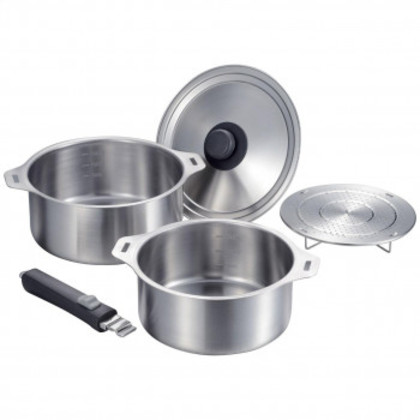 燕三 燕三 ハンドル着脱式鍋2点セット(18・20cm) EM-030 3488-304 |b03 10,591円